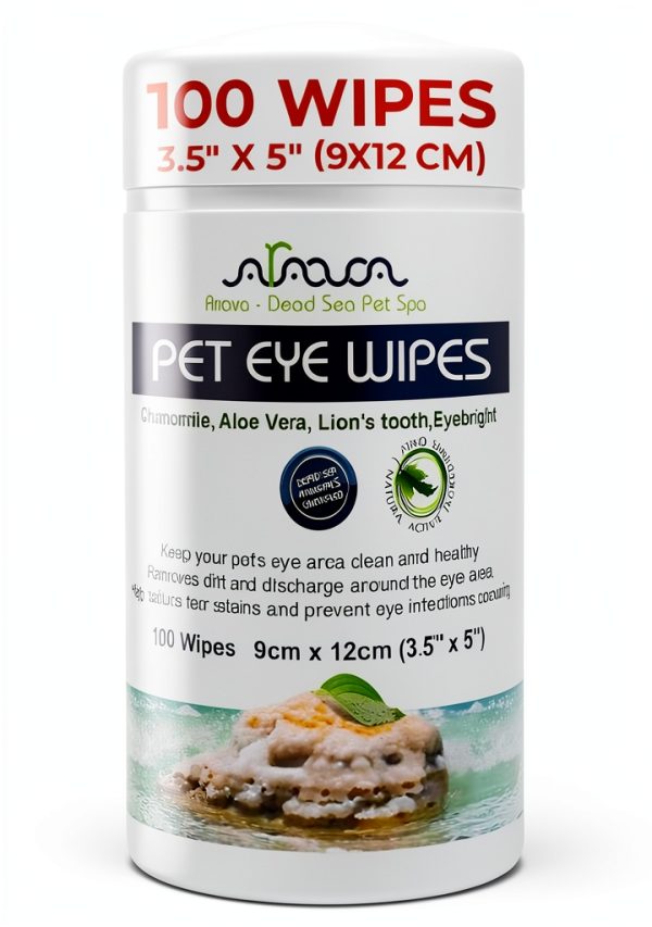 Arava Pet Eye Wipes Gentle Tear Stain Prevention Dogs Cats-0