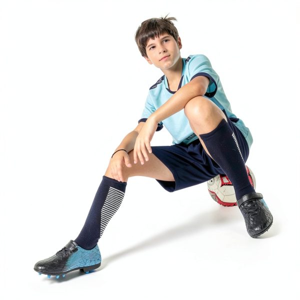 Skerxut Soccer Cleats Boys Girls Firm Ground Traction-6