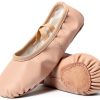 Dynadans Leather Ballet Shoes Kids Dance Slippers Flexible-0