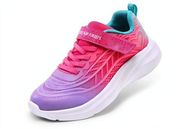 DREAM PAIRS Girls Running Shoes Lightweight Kick Resistant-0