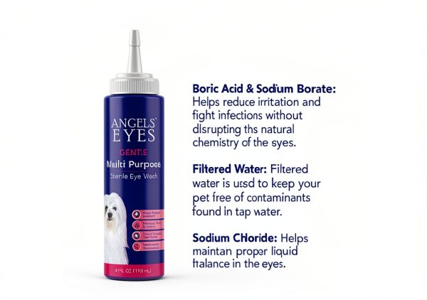 Angels Eyes Sterile Wash Dog Cat Eye Care Relief-2