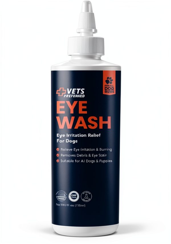 Vets Preferred Dog Eye Wash Gentle Antiseptic Tear Stain-7