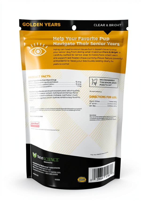 VetriScience Dog Eye Vision Supplement Chews Senior Health-1