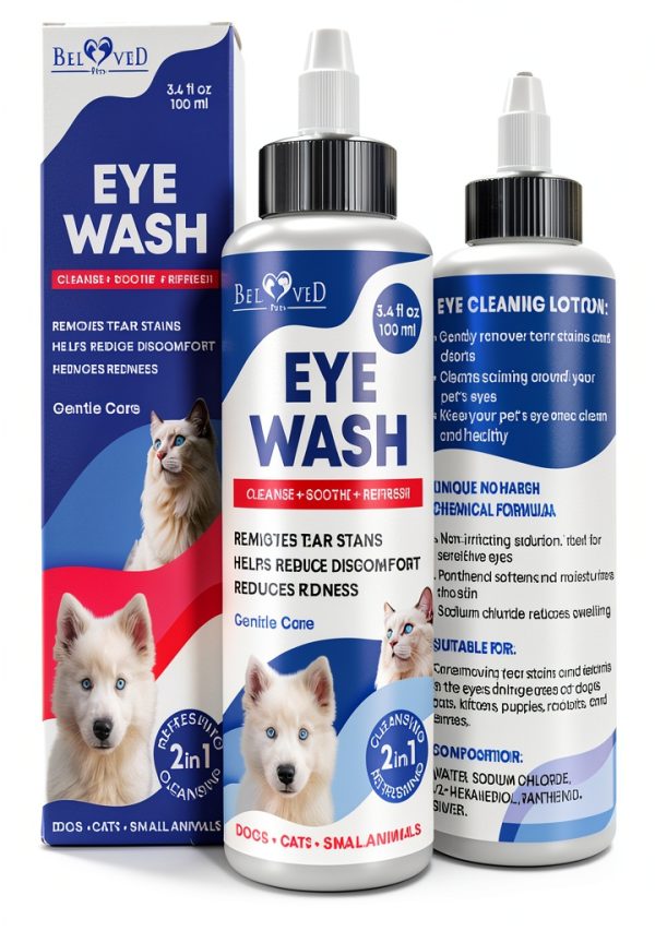 Beloved Pets Dog Eye Cleaner Tear Stain Remover Gentle-0