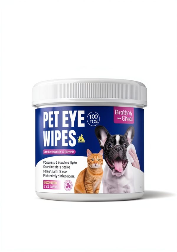 BuddyCheer Dog Eye Wipes Hypoallergenic No Rinse Formula-8