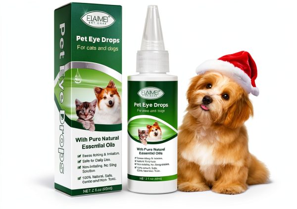 GNAPY Dog Eye Care Drops Pet Eye Relief Cleaning Solution-0