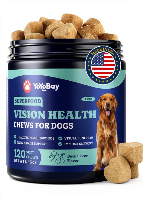 Dog Eye Supplement Chews Vision Health Support YoYoBay-0