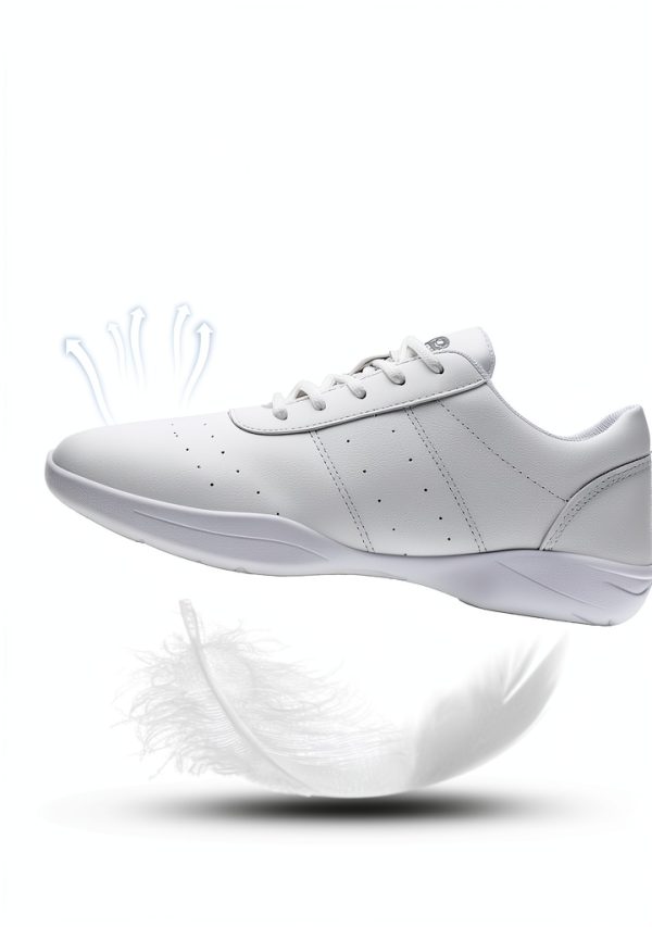 Girls Cheerleading Shoes EVA Sole Black-4
