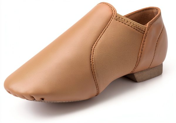 Stelle Girls Jazz Shoes Black Tan-0