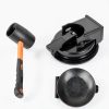 Heavy Duty Floor Gap Fixer Tool Wensdr Iron Base Rubber Mallet Kit-1
