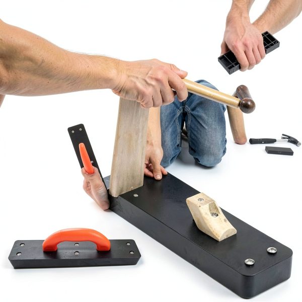 Heavy Big Tapping Block Without Mallet Tap Floor Directly, Laminate Flooring Tools, Wood Vinyl Plank Flooring Installation Hammer Free for Laminate Hardwood LVP LVT Engineered-2
