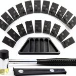 Homend Laminate Wood Flooring Installation Kit with Tapping Block, Pull Bar, Mallet and 20 Spacers-0