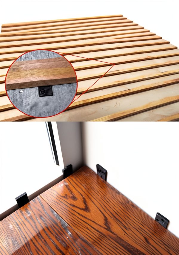 Homend Laminate Wood Flooring Installation Kit with Tapping Block, Pull Bar, Mallet and 20 Spacers-3