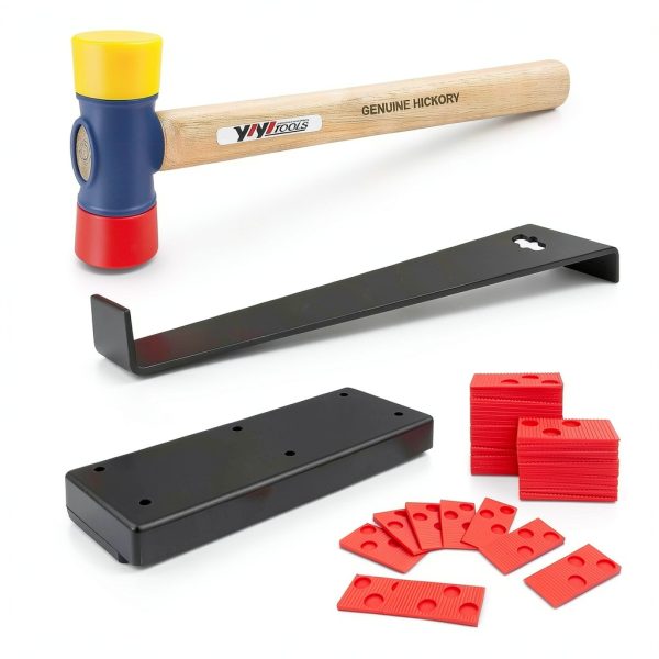 Laminate Wood Flooring Kit 43pcs by YIYITOOLS – Pull Bar & Mallet-0