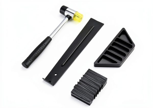 Homend Laminate Wood Flooring Installation Kit with Tapping Block, Pull Bar, Mallet and 20 Spacers-1