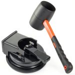 Heavy Duty Floor Gap Fixer Tool Wensdr Iron Base Rubber Mallet Kit-0