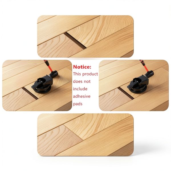 Heavy Duty Floor Gap Fixer Tool Wensdr Iron Base Rubber Mallet Kit-4