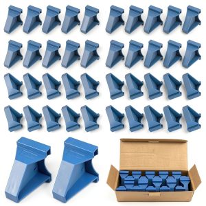 RHBLME 40PCS 1/2 inch & 1/4 inch Flooring Spacers Blue, Waterproof Clearance Hardwood Flooring Laminate Flooring Accessories for Laminate, Vinyl Plank, Tiles, Hardwood, Floating Flooring, etc-0