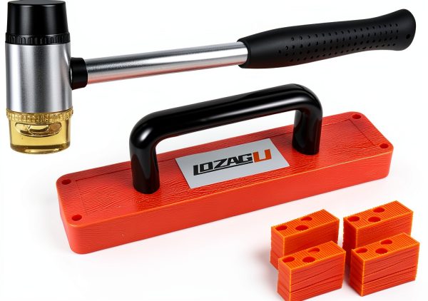 Laminate Flooring Tools 43-Piece LOZAGU Mallet, Tapping Block &-0